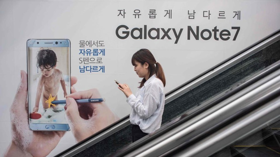 Em meio à maior crise da sua história, Samsung coloca Note 7 “na geladeira”